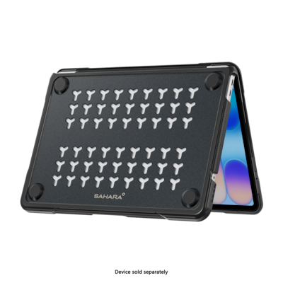 SaharaCase Raider Series Heavy Duty 13" MacBook Neo Case, Shock-Absorbing, Black (LT00120)