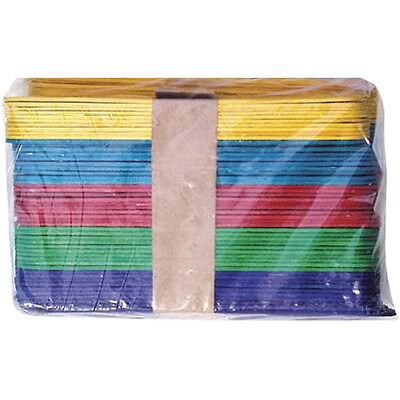 Chenille Kraft® Wooden Craft Materials; Sticks, Jumbo, Bright Hues
