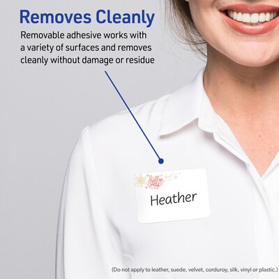 Avery Rectangle Multipurpose Labels, 2-1/3" x 3-3/8", White, 80/Pack (19479370425)