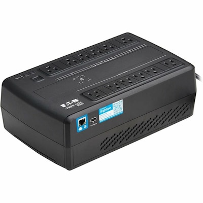 Eaton Tripp Lite 750VA Line-Interactive UPS, 12-Outlet, Black (AVR750UNC)