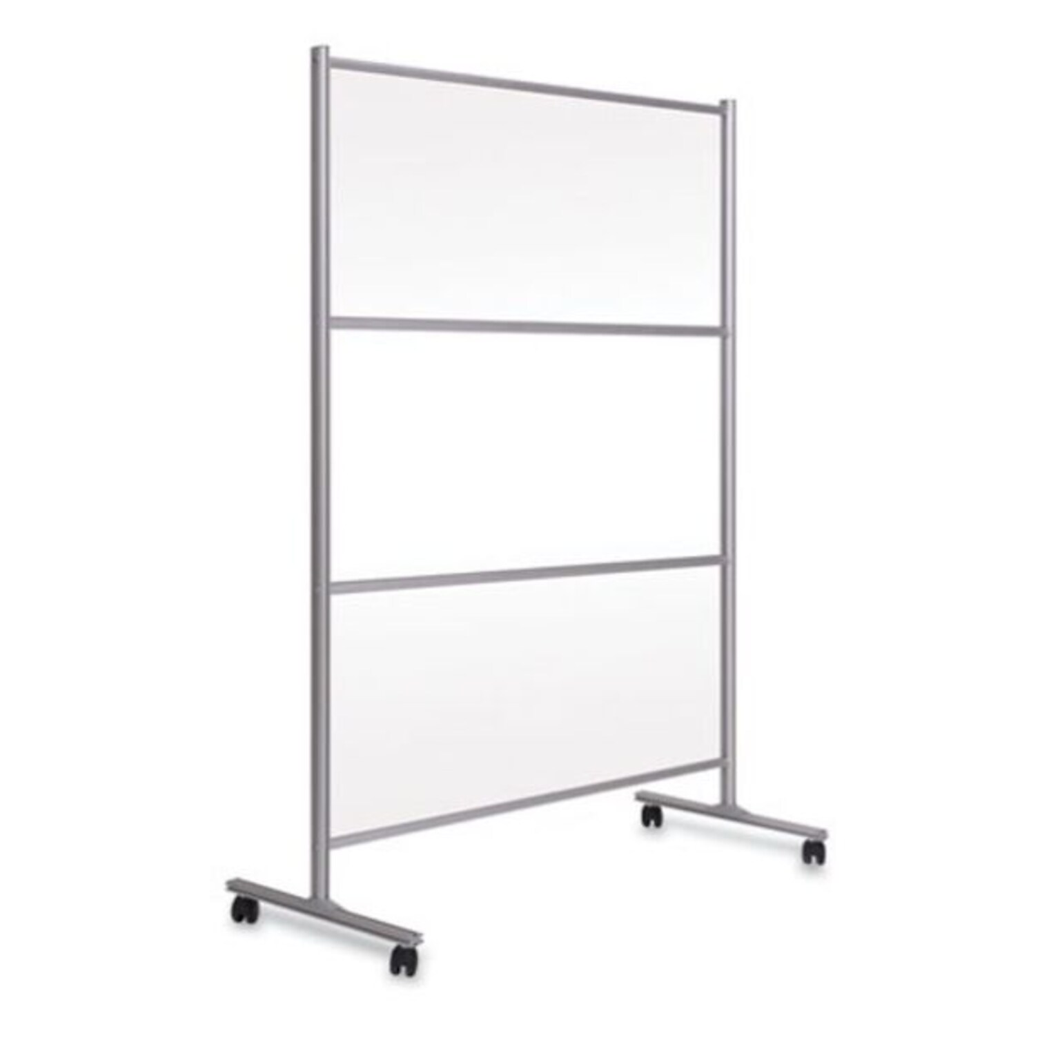 MasterVision Protector Series Mobile Glass Panel Divider, 69 x 22 x 49 (BVCDSP123046)