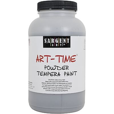 Sargent Art® Art-Time® Powder Tempera Paints; Black