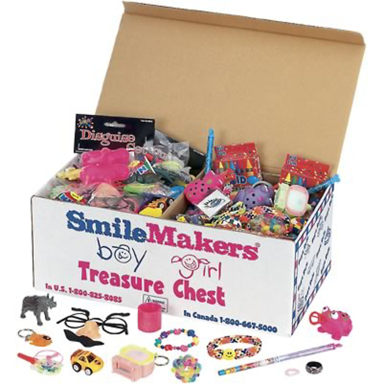 Smilemakers® Treasure Chests; Girl/ Boy