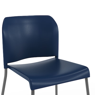 Flash Furniture Hercules Kenai Classic Plastic Stacking Full Back Counter Stool, Navy (RUT239AHCSNV)