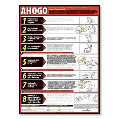 ComplyRight™ Lifesaving Posters; Choking, Spanish Version