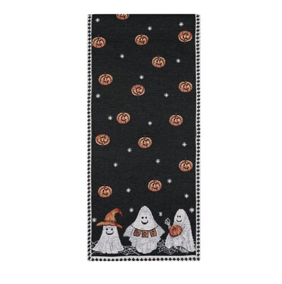 Tapestry Halloween Table Runner