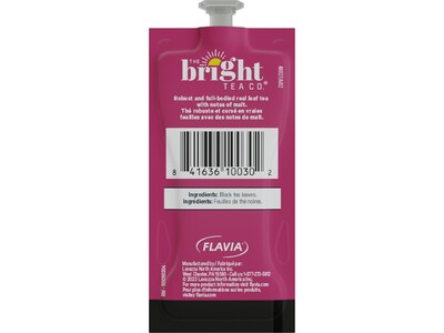 Bright Tea English Breakfast Black Tea, Flavia Freshpacks, 40/Carton (48724)