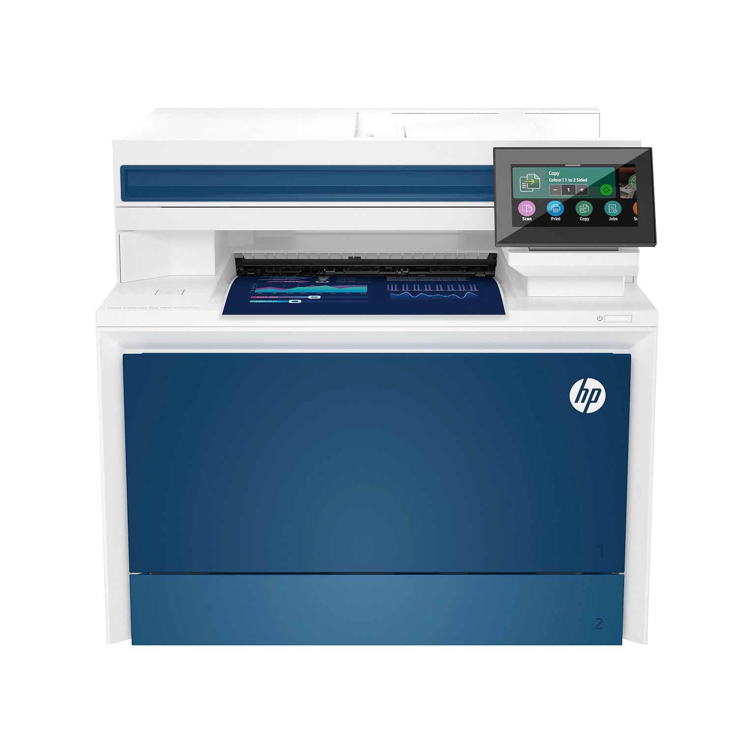 HP LaserJet Pro MFP 4301fdw Wireless Color All-In-One Printer, Scan, Copy, Fax (4RA82F) with 3-Year Care Pack and Installation