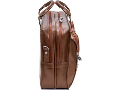 McKleinUSA Hubbard Leather Briefcase, Brown (88434)