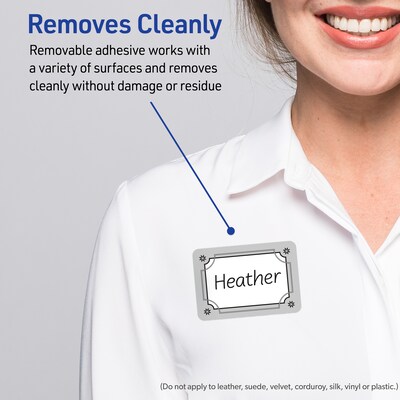 Avery Rectangle Multipurpose Labels, 2-1/3" x 3-3/8", White, 80/Pack (19479370600)