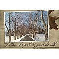 Medical Arts Press® Standard 4x6 Postcards; Snowy Lane