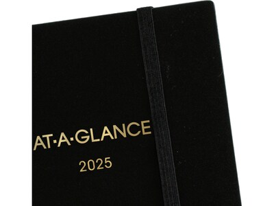 2025 AT-A-GLANCE Move-a-Page 8.75" x 11" Weekly & Monthly Appointment Book, Poly Cover, Black (70-950E-05-25)