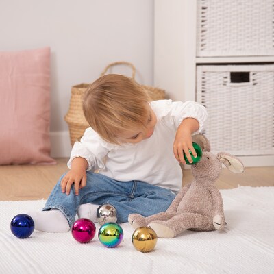 TickiT Sensory Reflective Color Mystery Balls, Set of 6 (CTU72265)
