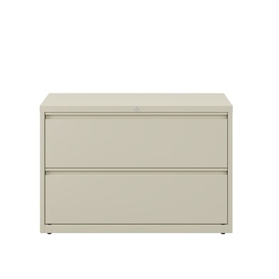 Quill Brand® 2-Drawer Lateral File Cabinet, Letter/Legal, Putty, 42"W (20058D)