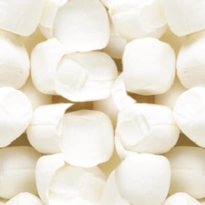 Stewart Superior Hospitality Thank You White Buttermint Mints, 7.5 lbs., 1000 Pieces/Carton (CJ-3007 B)