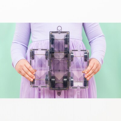 Connetix Magnetic Tiles Pastel Transport Pack, 50 Pieces (CNTP00050TR)