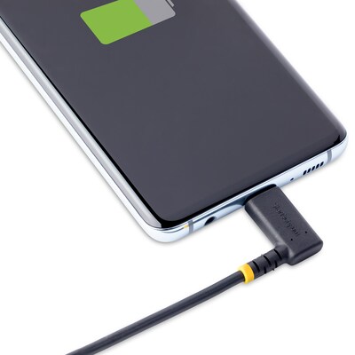 StarTech 0.5ft USB-A to USB-C Charging Cable, Male to Male, Black (R2ACR-15C-USB-CABLE)