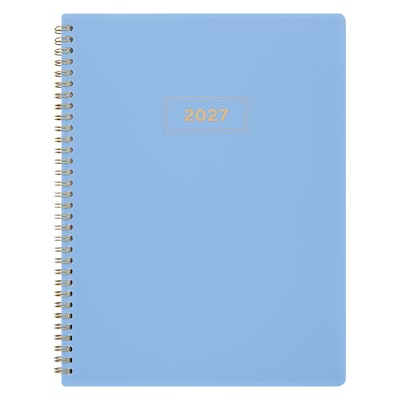 2027 Staples 8 x 11 Weekly & Monthly Planner, Eternal Blue (ST63609-27)