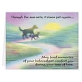 Medical Arts Press® Veterinary Sympathy Cards; Dog and Cat Walking, Personalized Inside