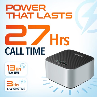 Delton C9270 360° Voice Pickup Wired/Wireless Conference Speaker Speakerphone, Gray (DSC9270)