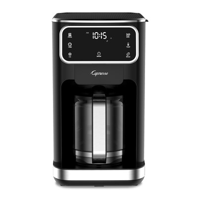 Capresso Touchscreen Coffee Maker Automatic Drip Coffee Maker, Black (496.01)