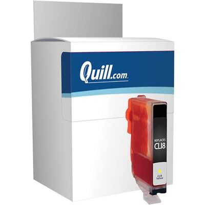 Quill Brand Remanufactured Ink Cartridge Comparable to Canon® CLI-8Y Yellow (100% Satisfaction Guaranteed)