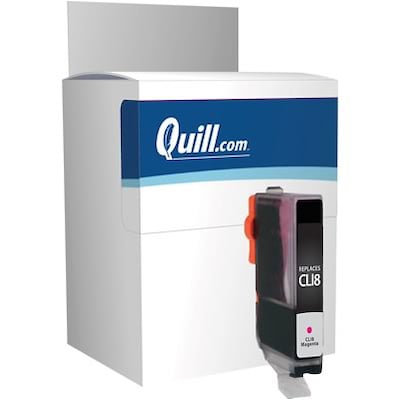 Quill Brand Remanufactured Ink Cartridge Comparable to Canon® CLI-8M Magenta (100% Satisfaction Guaranteed)