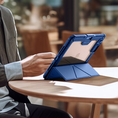 SaharaCase Heavy Duty Folio Case for 13" Apple iPad Air M2 (2024), Desert Blue (TB00409)