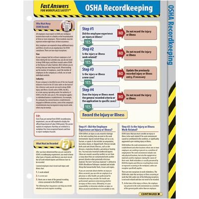 ComplyRight™ Fast Answers for Workplace Safety™; OSHA Recordkeeping