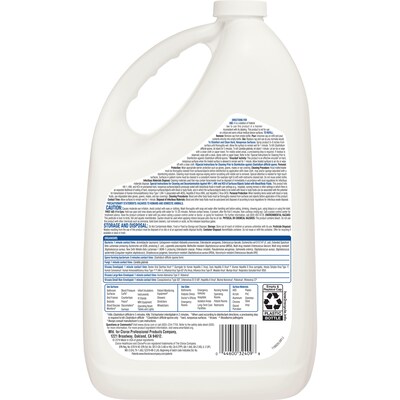 Clorox Healthcare Spore Defense Cleaner Disinfectant, Open System Refill Bottle, 128 Fl Oz, 4/Pack (32409)