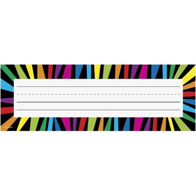 Name Plates; Rainbow Stripes