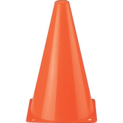 Martin Sports High Visibility Cone Plastic, Fluorescent Orange, Each (MASSC9)