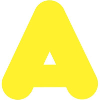 Trend® 2 Ready Letters®; Casual Yellow