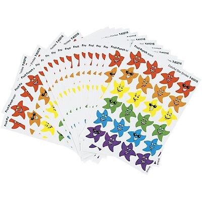 Trend Colorful Star Smiles Stinky Stickers Variety Pack, 432 CT (T-83904)