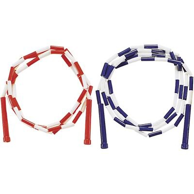 Martin Sports Segmented Jump Rope Plastic 16 ft, Blue/Red, Each (MASJR16)