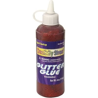 Glitter Glue; Red