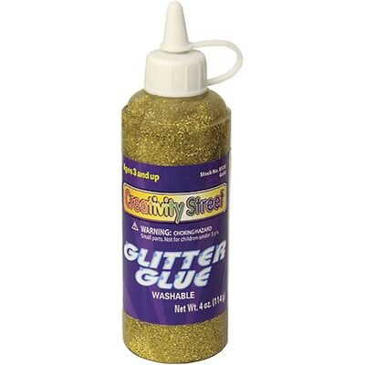 Glitter Glue; Gold