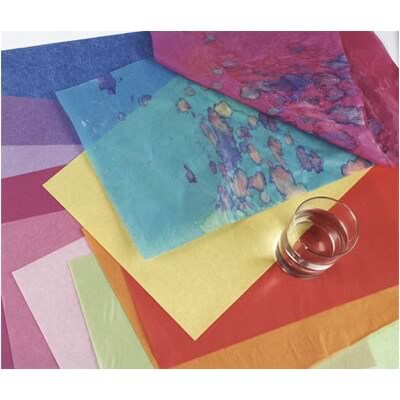 Spectra Bleeding Art Tissue Paper, 20 x 30, Black, 24 Sheets (PAC59142Q)