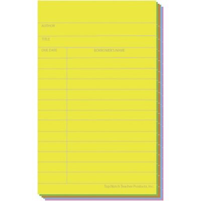 Top Notch Assorted Brite Index Cards; Box of 50