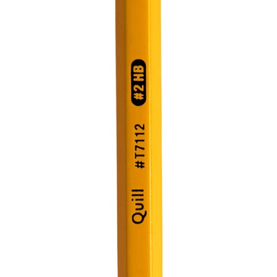 Quill Brand® Standard Grade Pencil, 2.2mm, #2 Lead, Dozen (T7112)