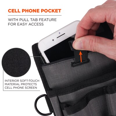 Arsenal 5569 Tool Pouch with Device Holster – Belt Clip, (13669)