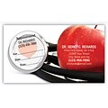 Medical Arts Press® Dual-Imprint Peel-Off Sticker Appointment Cards; Apple Stethoscope