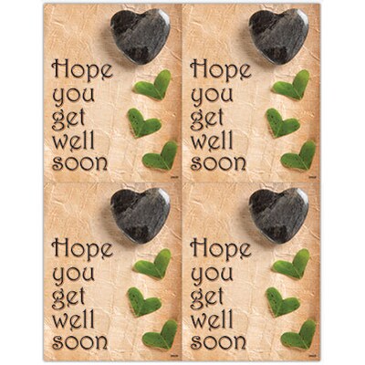 Graphic Image Postcards; for Laser Printer; Get Well Soon, 100/Pk