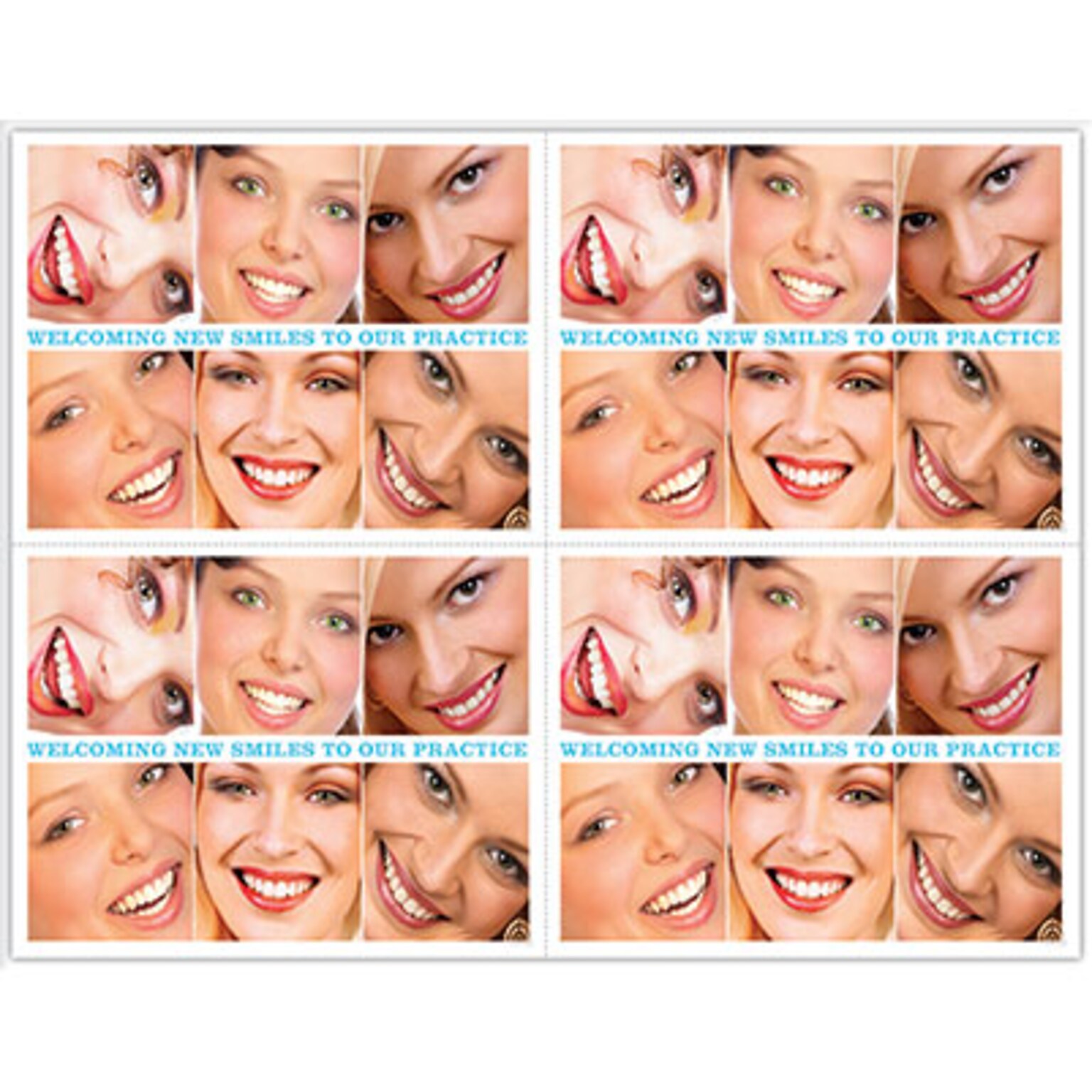 Graphic Image Postcards; for Laser Printer; Smiles, 100/Pk