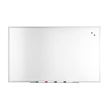 TRU RED™ Magnetic Steel Dry Erase Board, Satin Frame, 5 x 3 (TR61176)