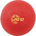 Champion Sports Rhino Playground Ball, 10, Red (CHSPG10RD)