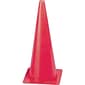 Champion Sports High Visibility Cone Plastic 15 Inch, Fluorescent Orange, Each (CHSTC15)