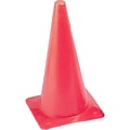 Champion Sports High Visibility Cone Plastic 9 Inch, Fluorescent Orange, Each (CHSTC9)