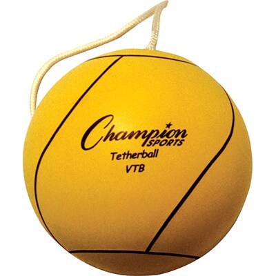 Champion Sports Tether Ball, Optic Yellow (CHSVTB)