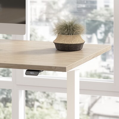 Bush Business Furniture Move 60 Series 60"W Electric Adjustable Standing Desk, Natural Elm (M6S6030NEWK)